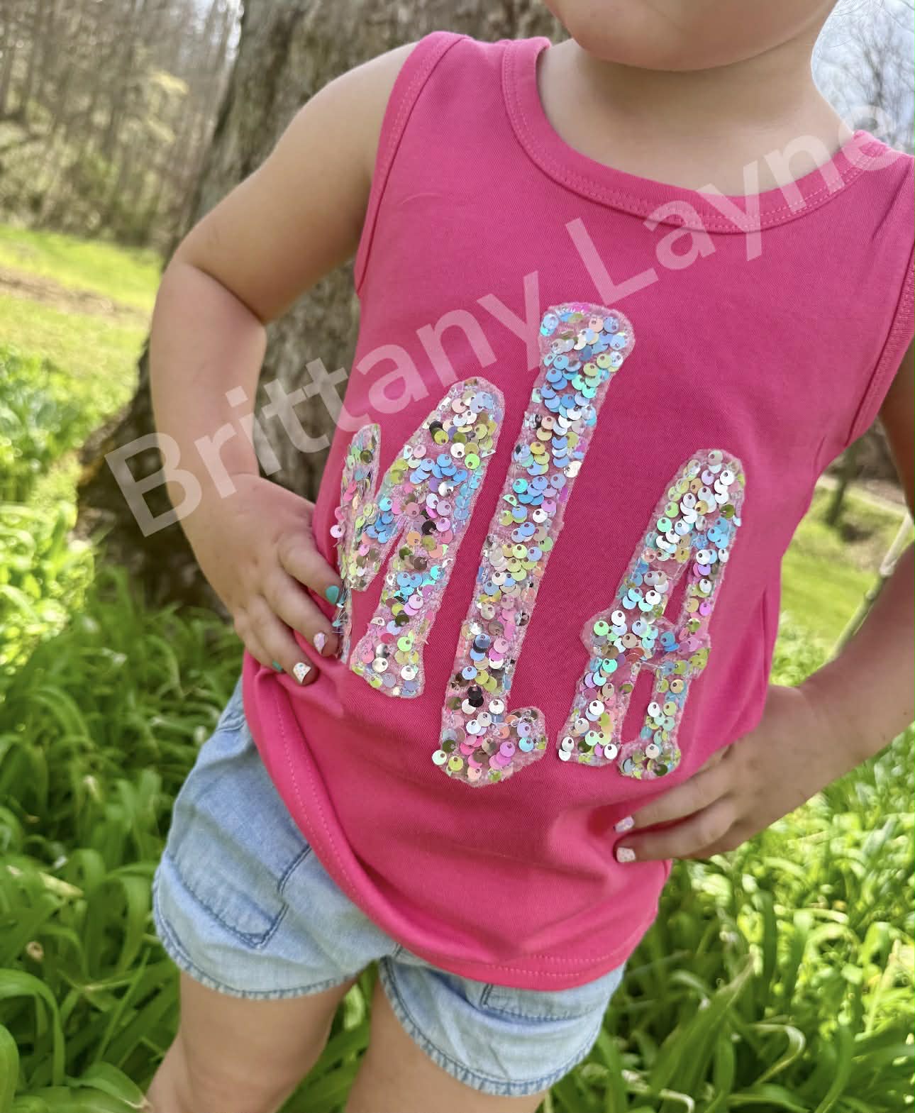 Summer Sequin Tank