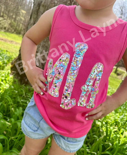 Summer Sequin Tank
