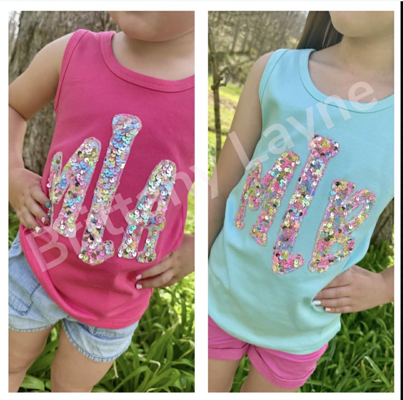Summer Sequin Tank