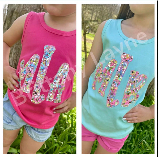 Summer Sequin Tank